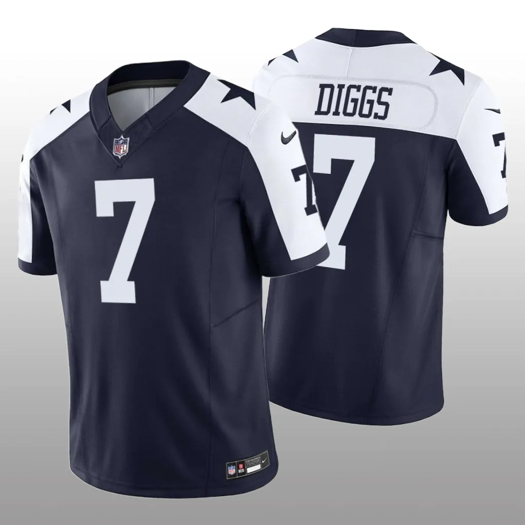 Dallas Cowboys Trevon Diggs Navy Jersey Vapor F.U.S.E. Limited - Men's