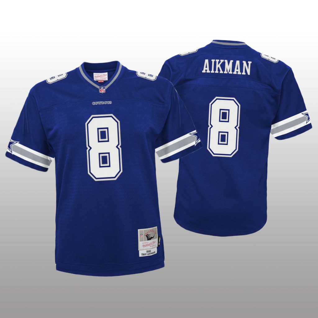 Dallas Cowboys Troy Aikman Navy Jersey Legacy - Youth