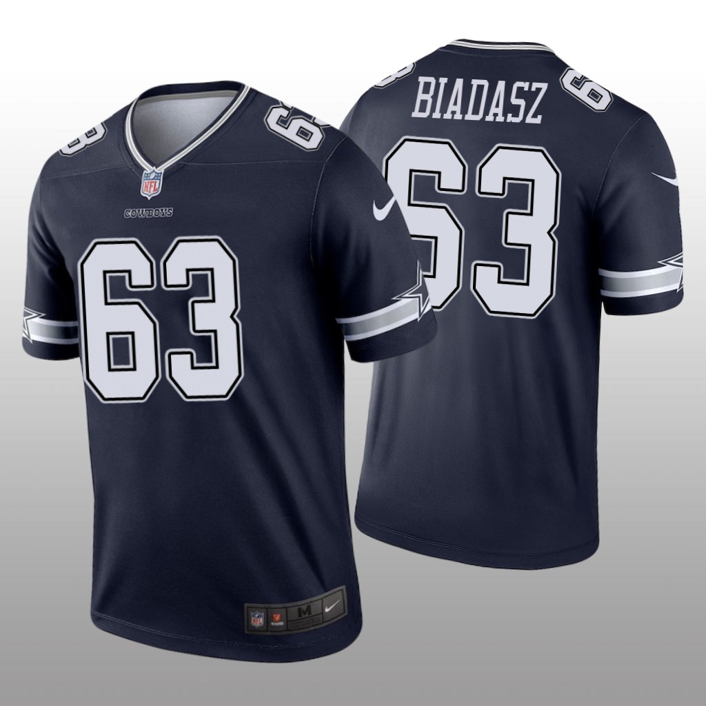 Dallas Cowboys Tyler Biadasz Navy Jersey Legend - Men's