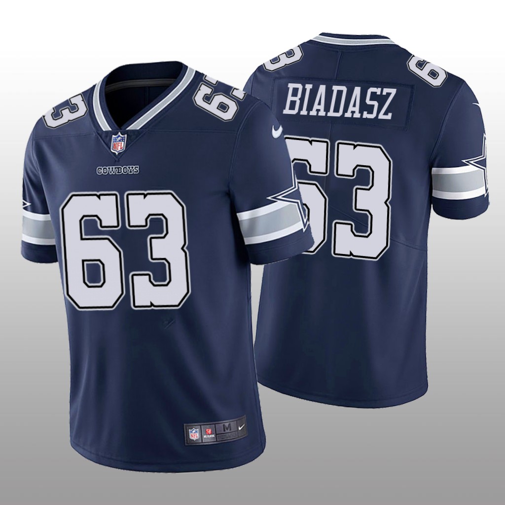 Dallas Cowboys Tyler Biadasz Navy Jersey Vapor Limited - Men's