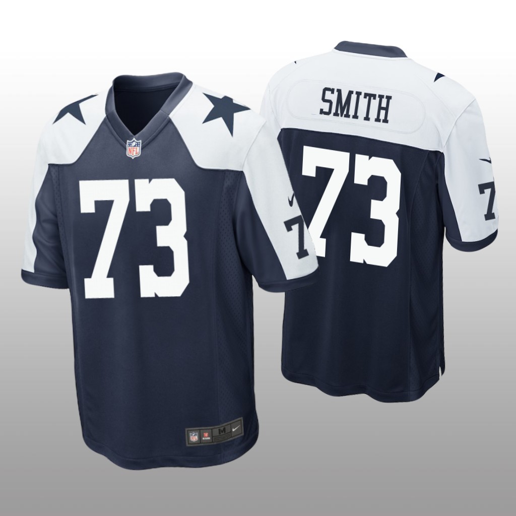 Dallas Cowboys Tyler Smith Navy Jersey Alternate Game - Men's
