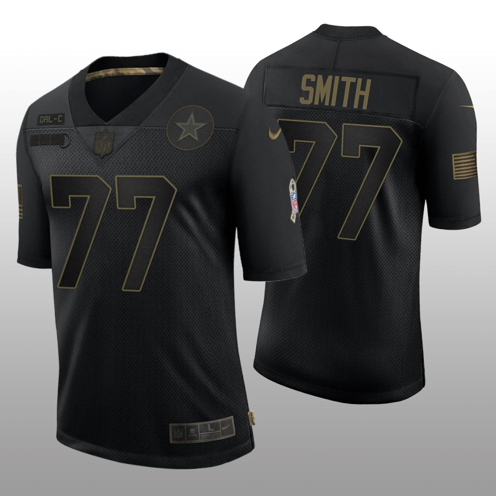 Dallas Cowboys Tyron Smith Black Limited Jersey 2020 Salute to Service - Men's