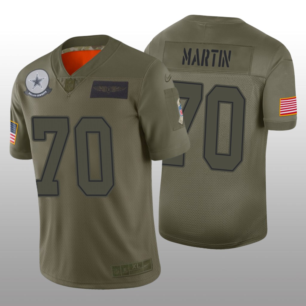 Dallas Cowboys Zack Martin Camo Limited Jersey 2019 Salute to Service - Men's