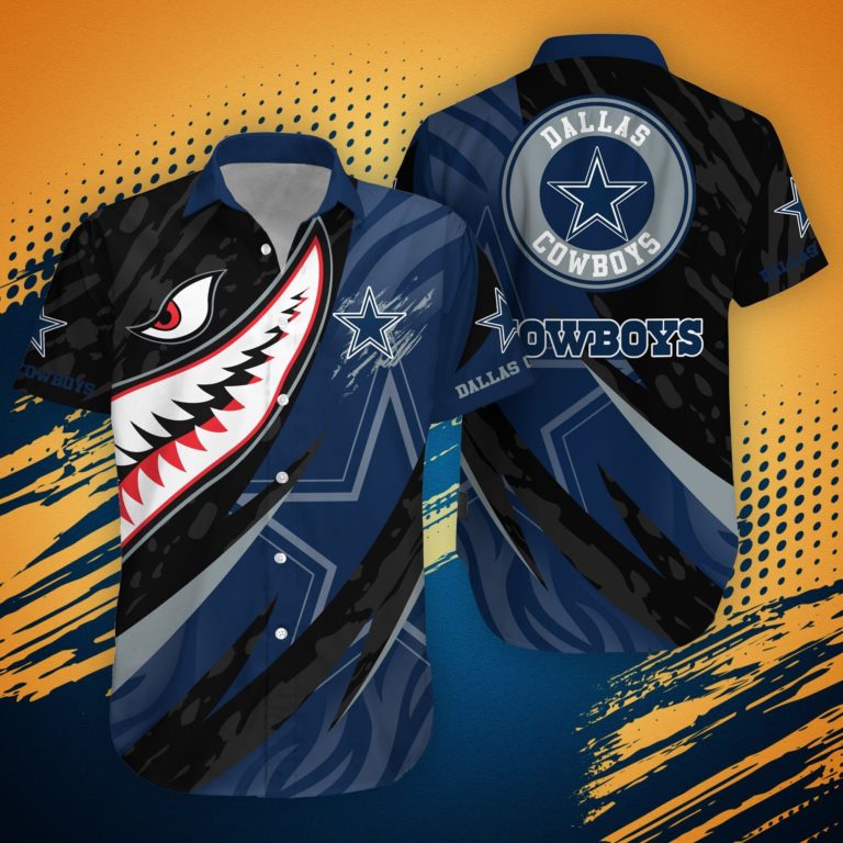 Dallas Cowboysv Shark Summer Hawaiian Shirt