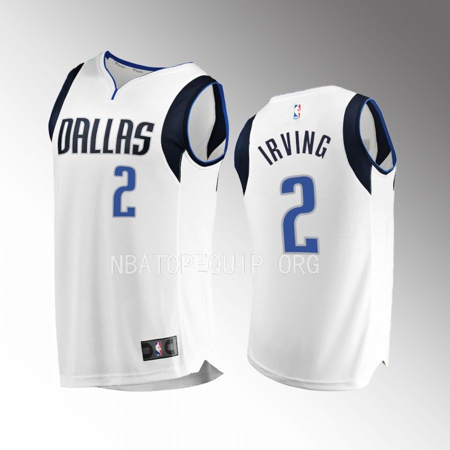 Dallas Mavericks #2 Kyrie Irving Association Edition Jersey 2022-23 White