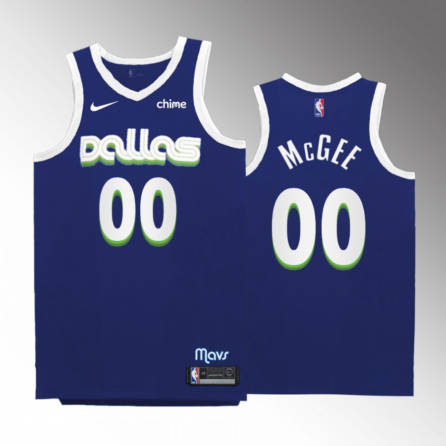 Dallas Mavericks JaVale McGee 2022-23 Blue #00 Jersey