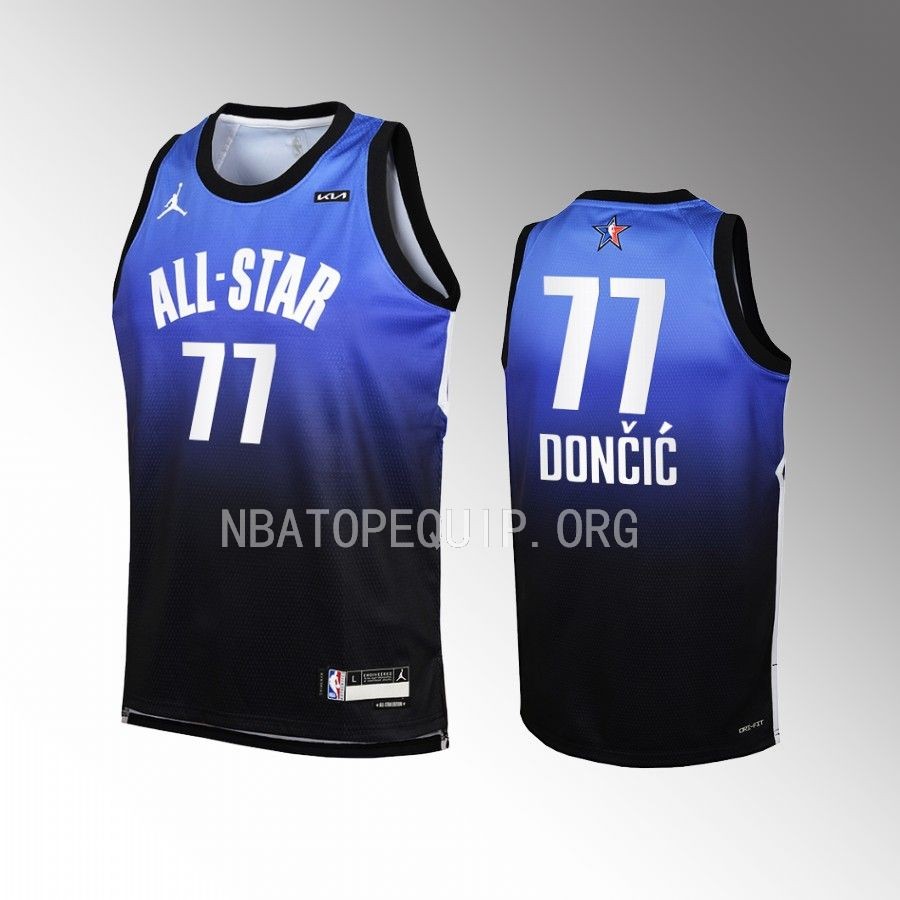 Dallas Mavericks Luka Doncic 2023 NBA All-Star Youth Blue Jersey #77 Swingman