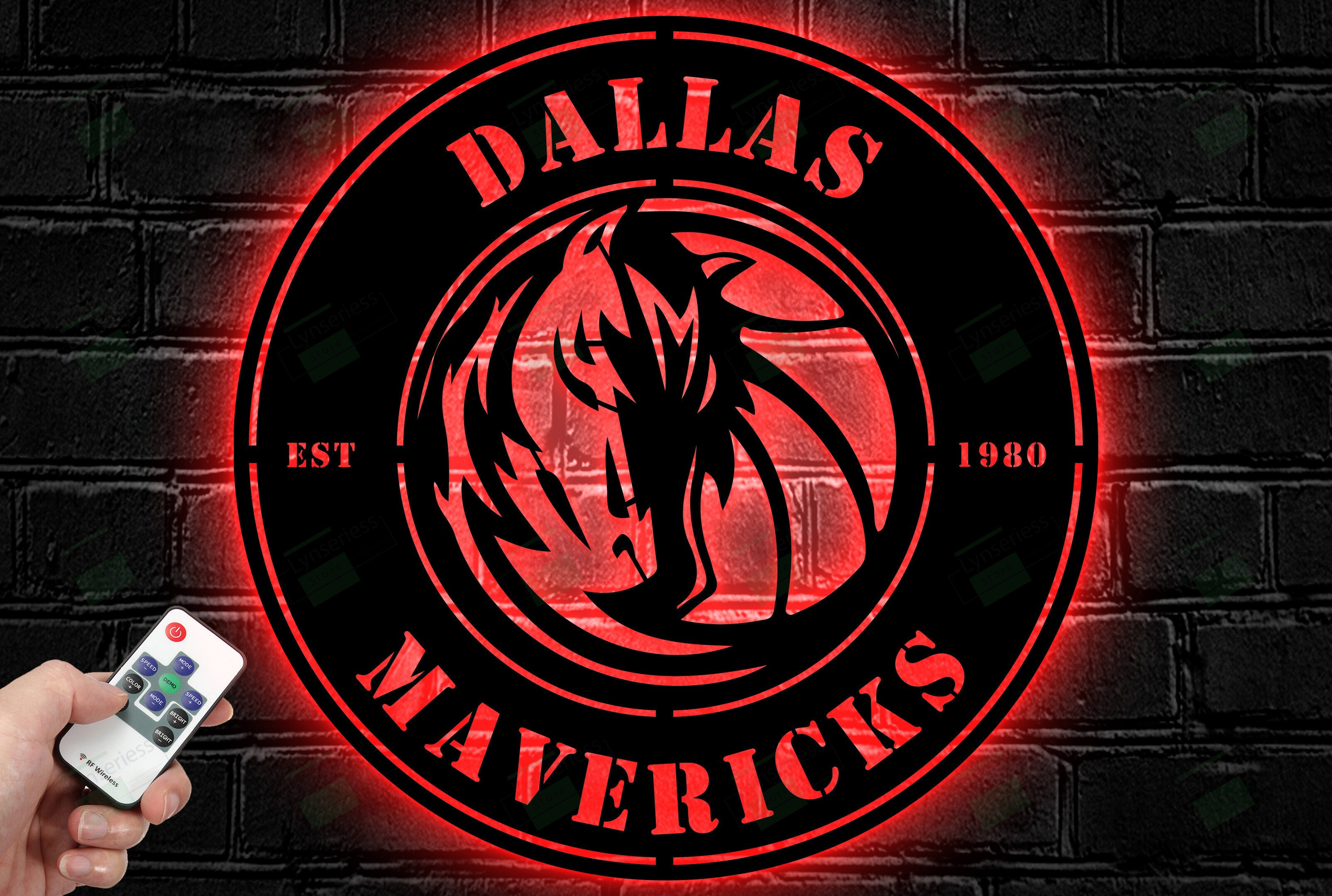 Dallas Mavericks Metal Sign – Led Light Sign NBA