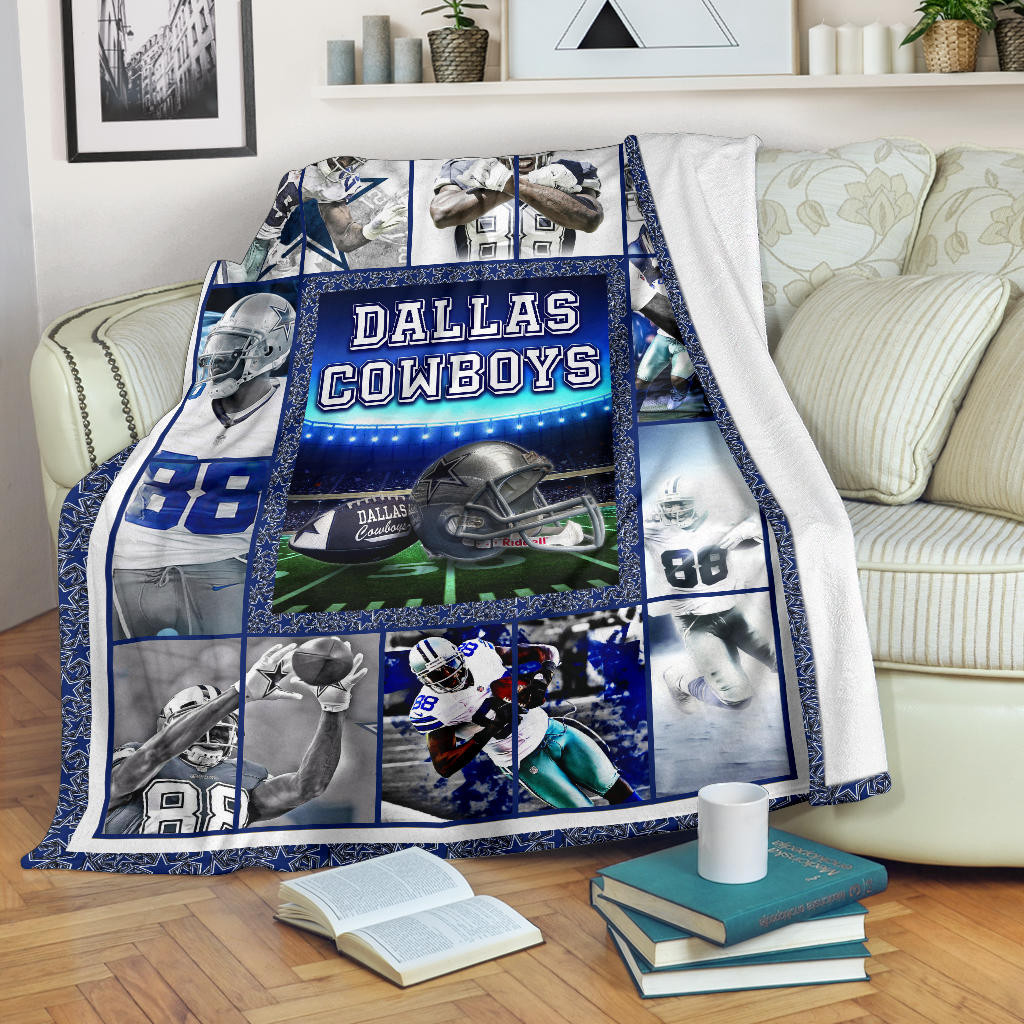 Dallas Players Cowboys Fleece Blanket American Football Home Decor Custom For Fans