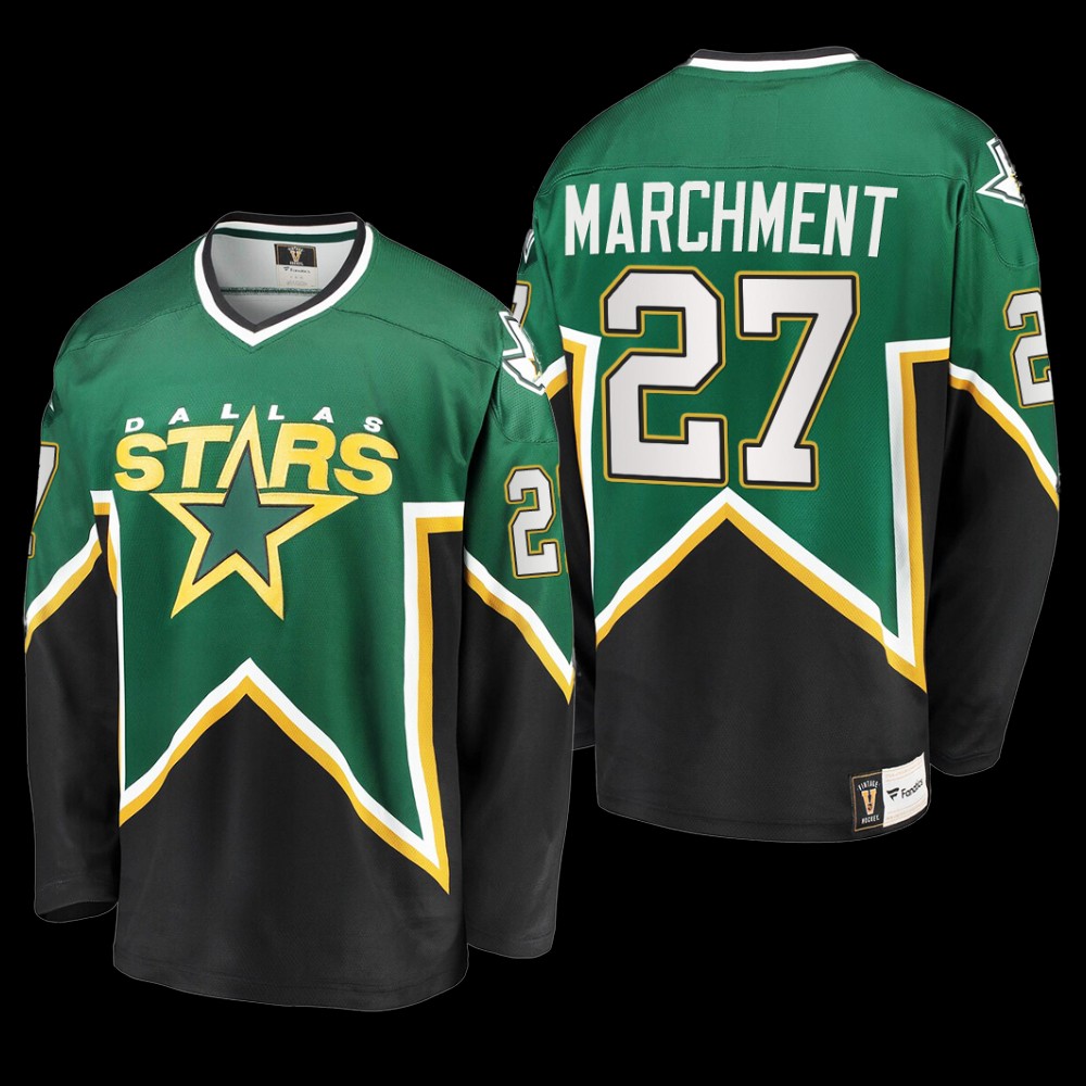 Dallas Stars #27 Mason Marchment Green Heritage Classic Breakaway Player Jersey