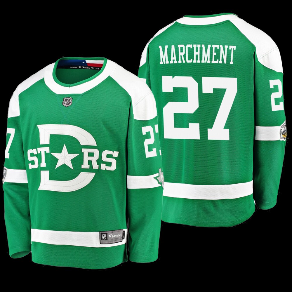 Dallas Stars #27 Mason Marchment Green Winter Classic Breakaway Player Jersey