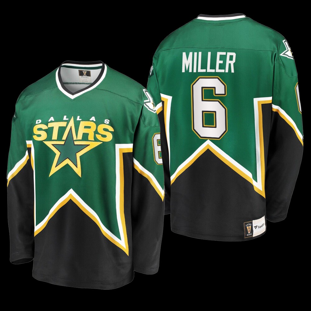 Dallas Stars #6 Colin Miller Green Heritage Classic Breakaway Player Jersey
