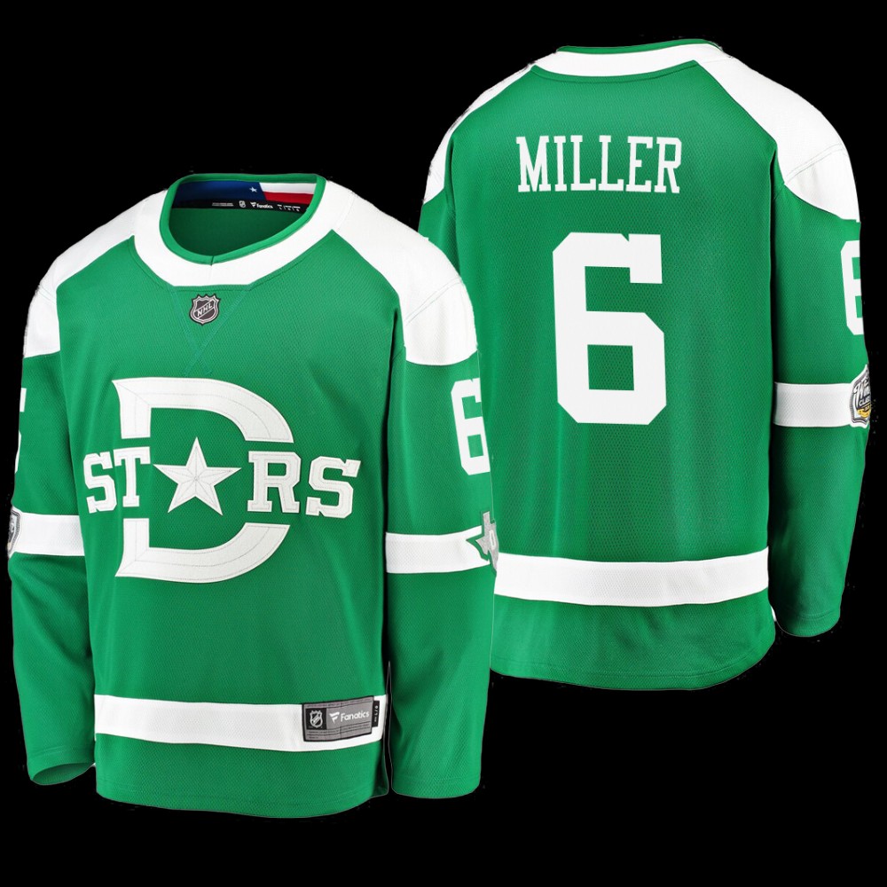 Dallas Stars #6 Colin Miller Green Winter Classic Breakaway Player Jersey