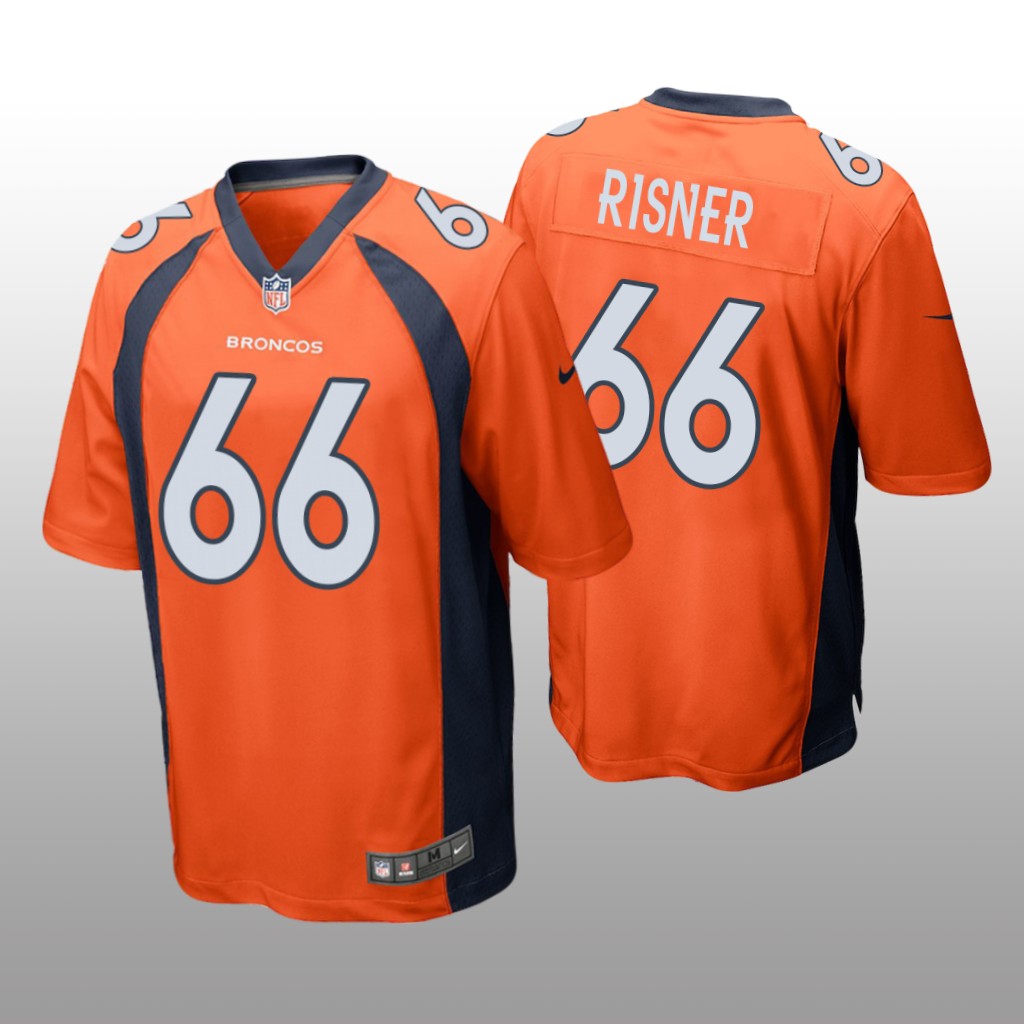 Dalton Risner Denver Broncos Orange NFL Draft Game Jersey