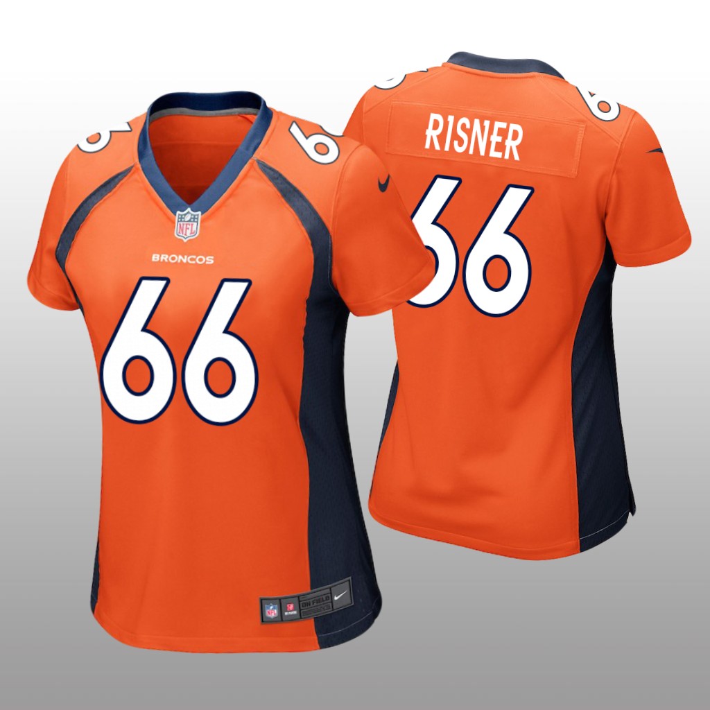 Dalton Risner Denver Broncos Orange NFL Draft Game Jersey