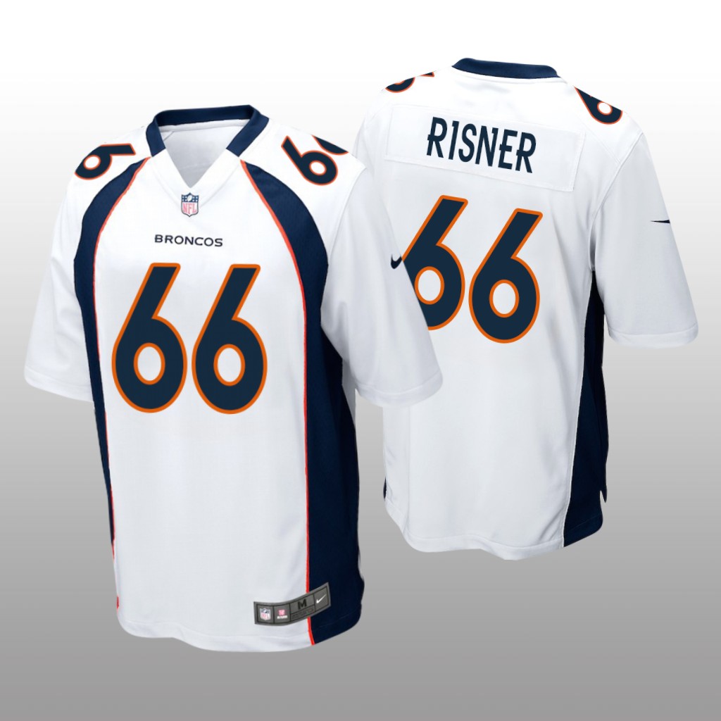 Dalton Risner Denver Broncos White NFL Draft Game Jersey