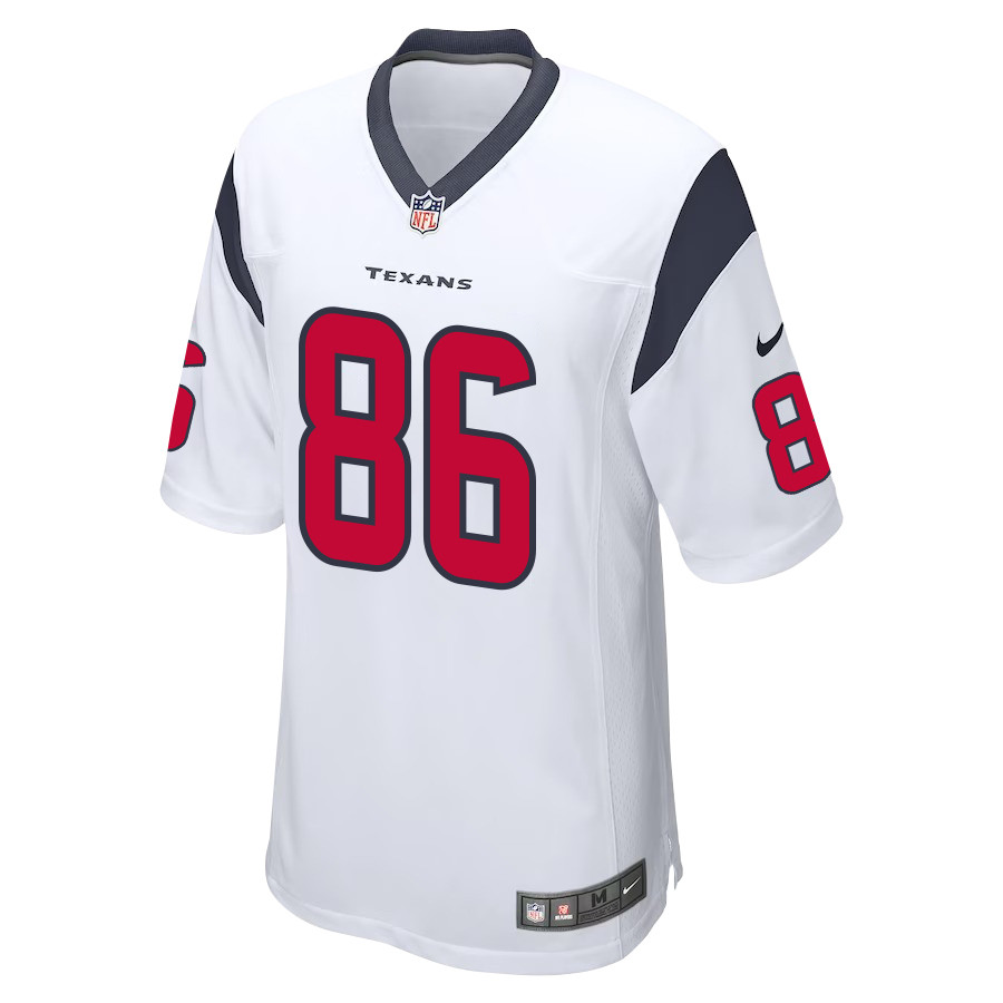 Dalton Schultz 86 Houston Texans Game Men Stitched Jersey – White