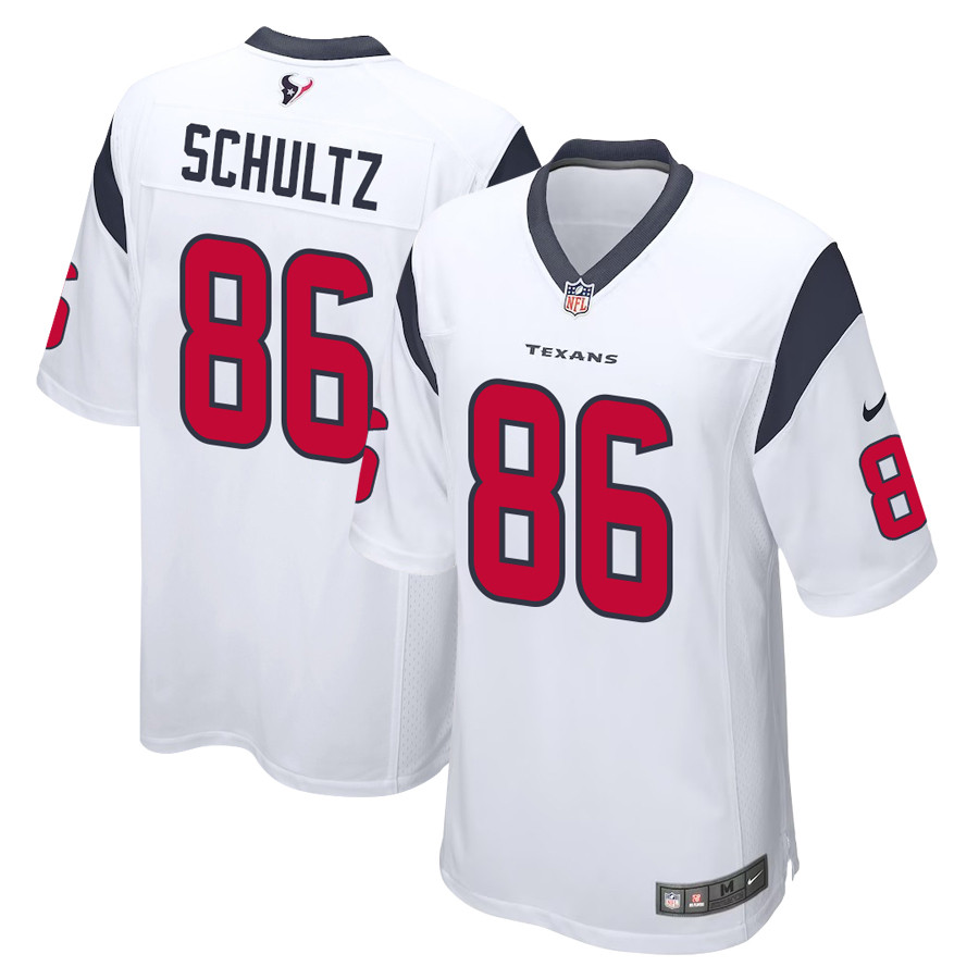 Dalton Schultz 86 Houston Texans Game Men Stitched Jersey – White