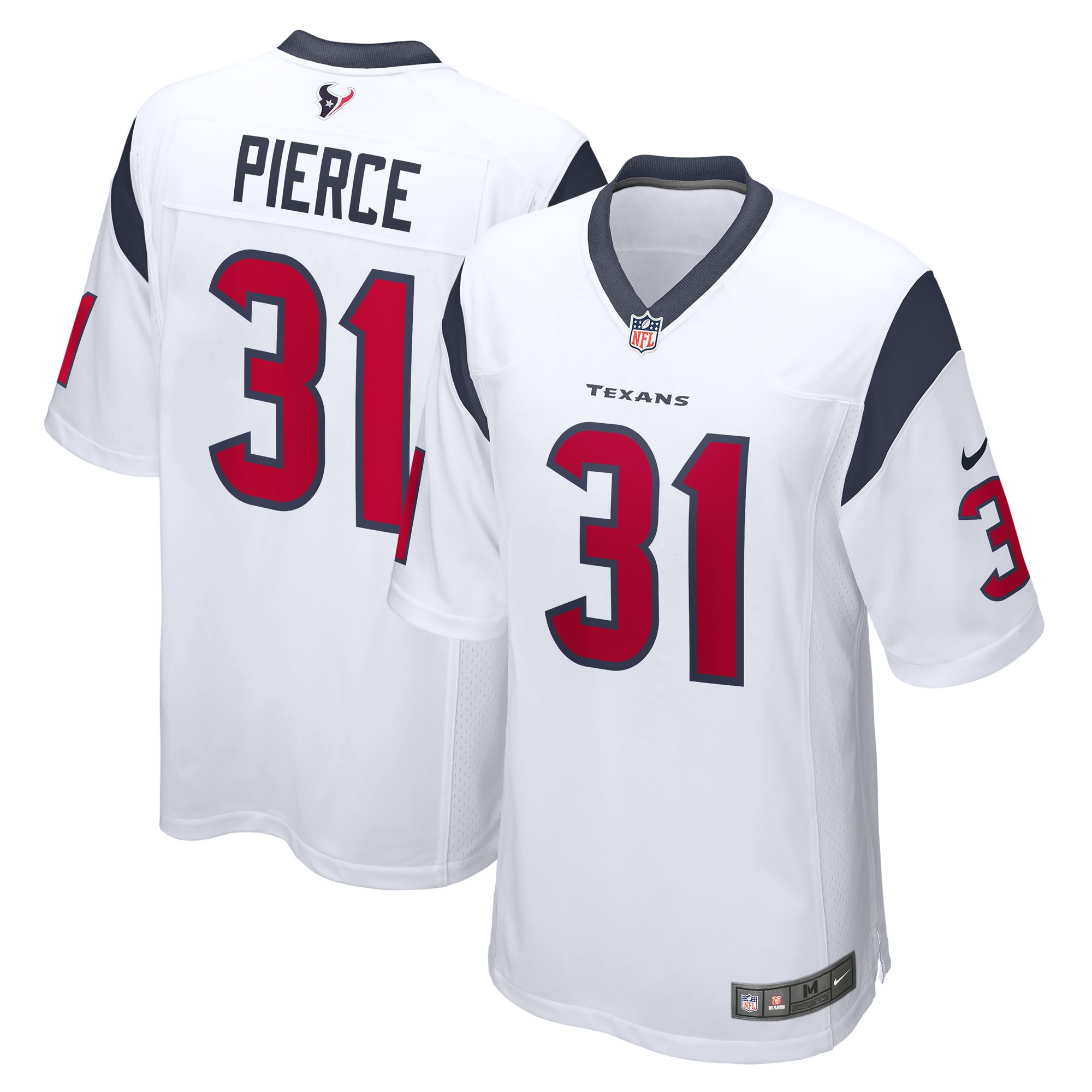 Dameon Pierce Houston Texans Game White White Jersey - All Stitched 