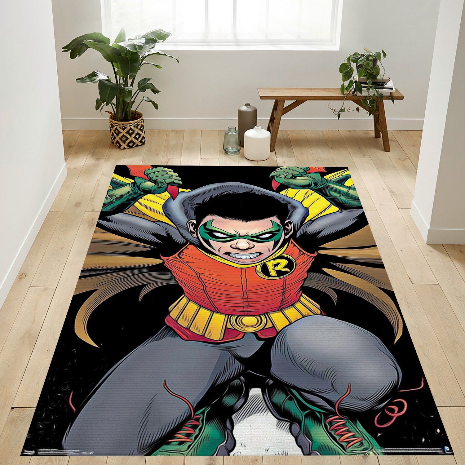 Damian Wayne Rectangle Rug – Custom Size And Printing