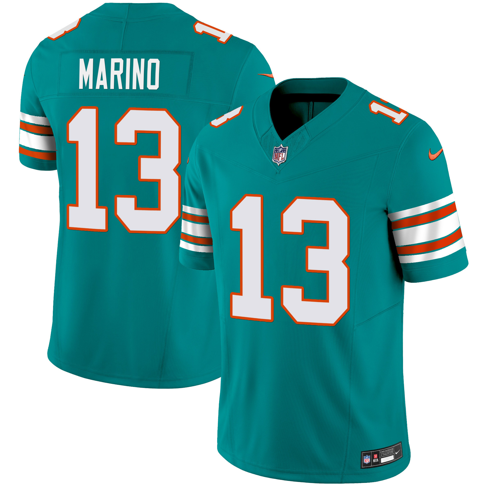 Dan Marino Men's Miami Dolphins Vapor Limited Alternate Aqua Jersey - All Stitched 