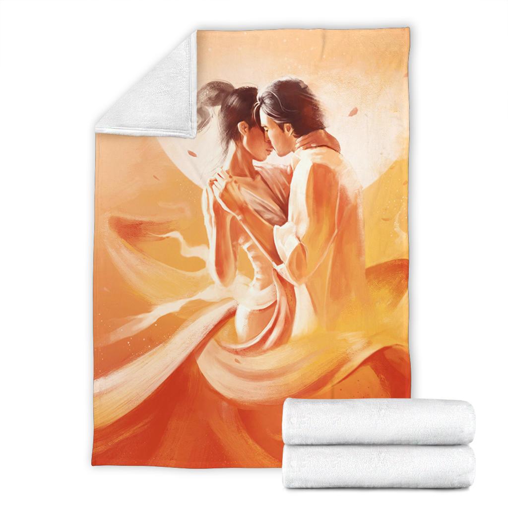 Dance In The Wind Sherpa Blanket Cozy Blanket Fleece Blanket