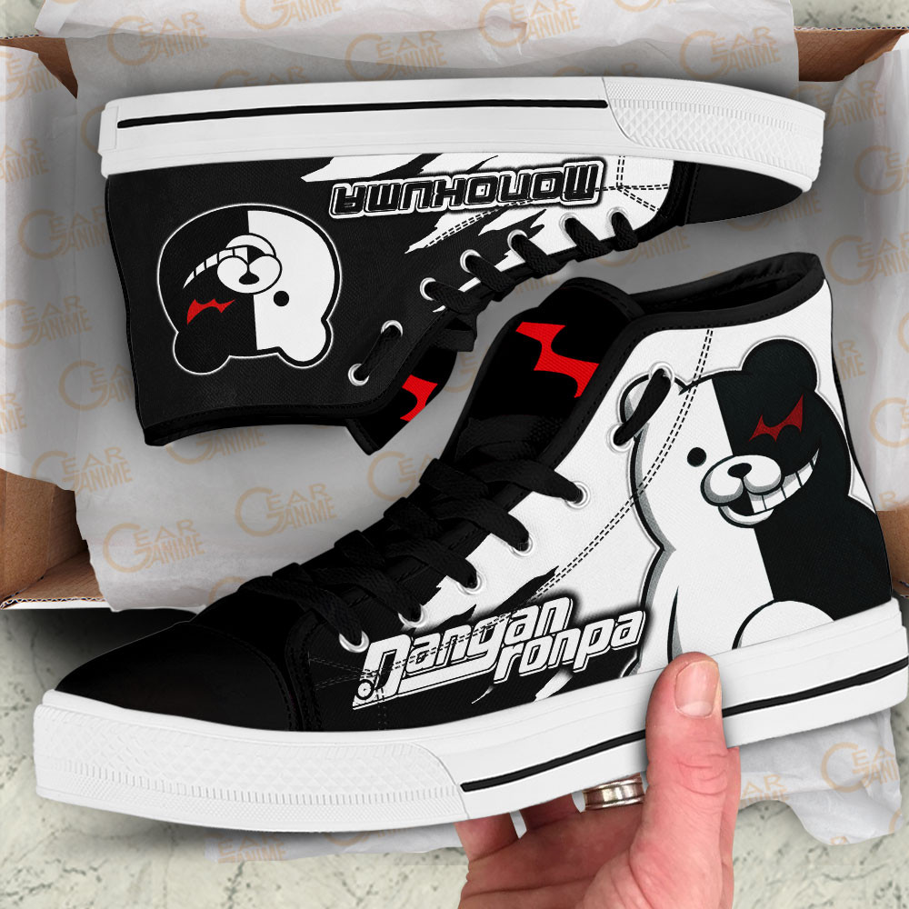 Danganronpa Monokuma Custom Anime High Top Shoes