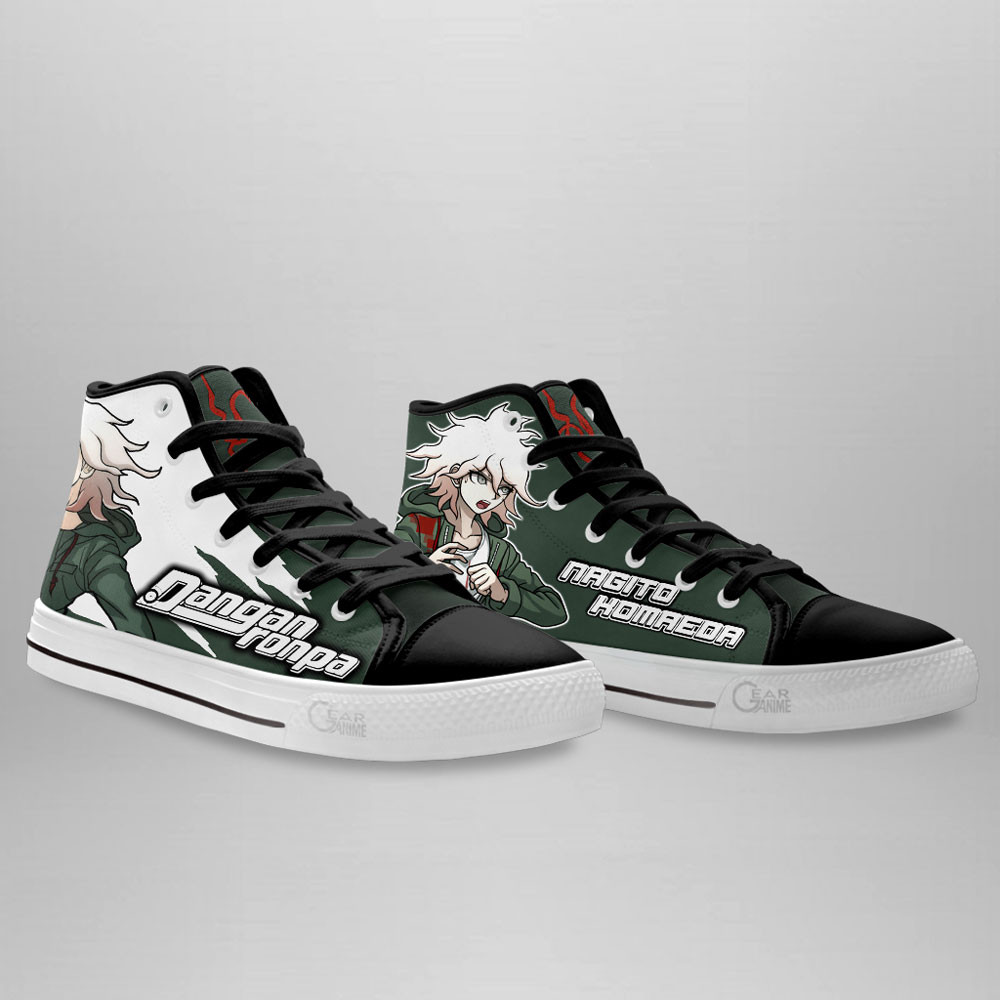 Danganronpa Nagito Komaeda Custom Anime High Top Shoes