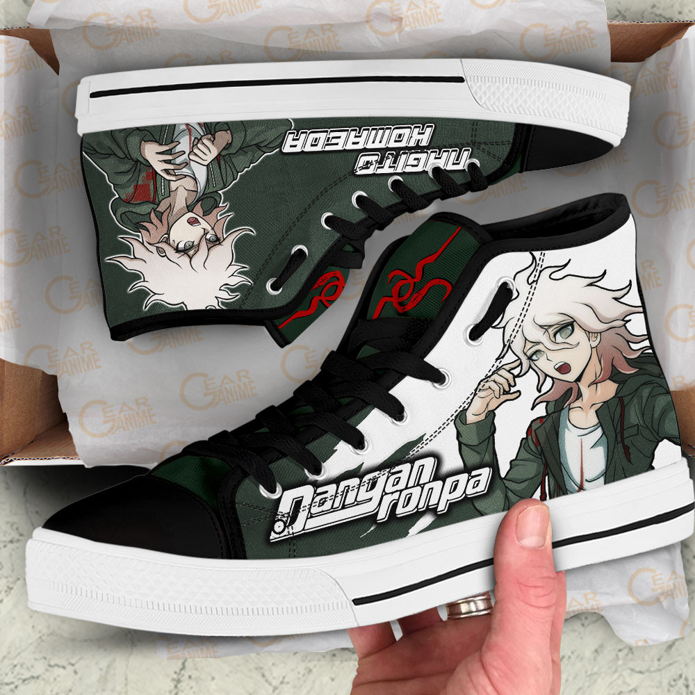 Danganronpa Nagito Komaeda Custom Anime High Top Shoes