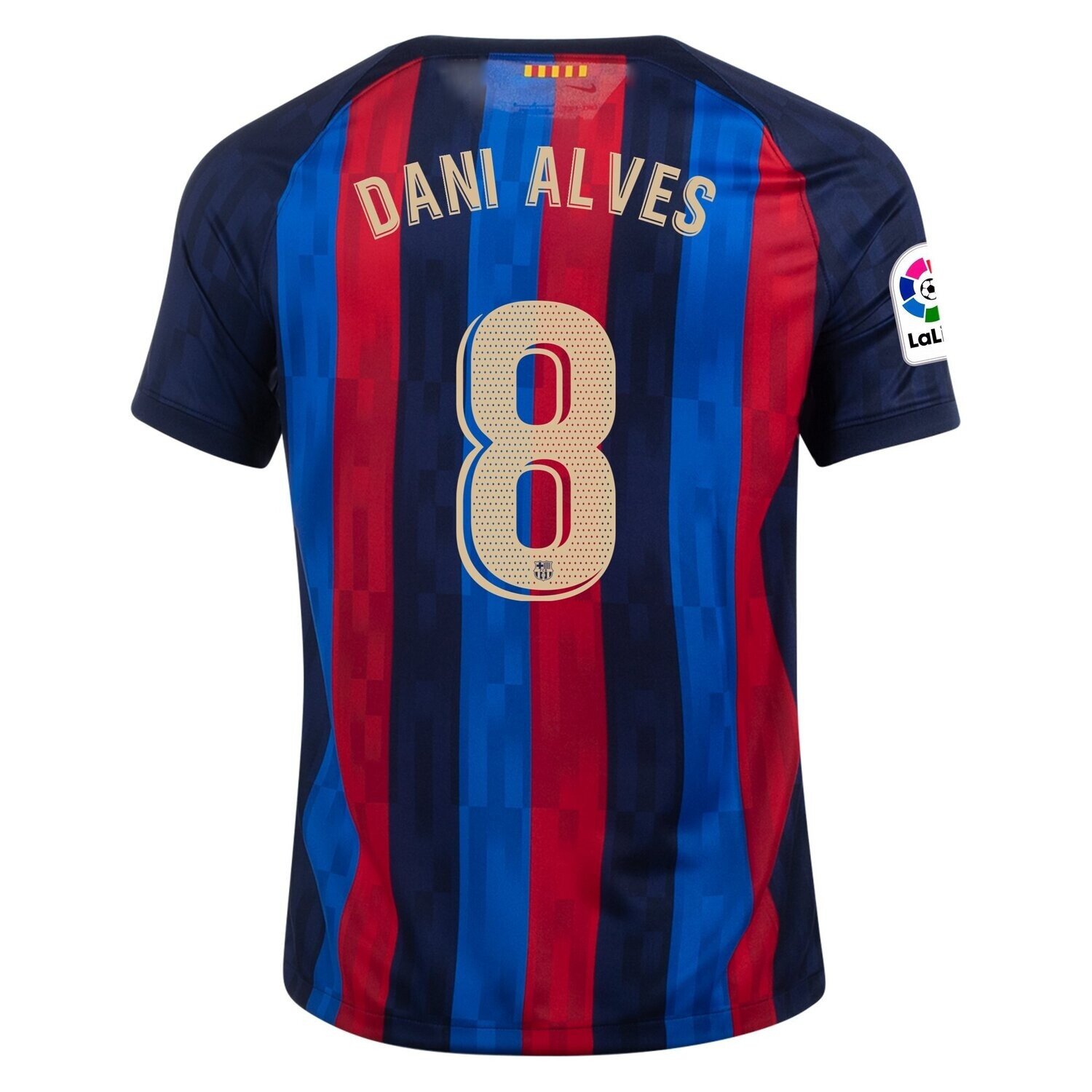 Dani Alves 8 Barcelona 2022/23 Home Men Soccer Jersey – Navy