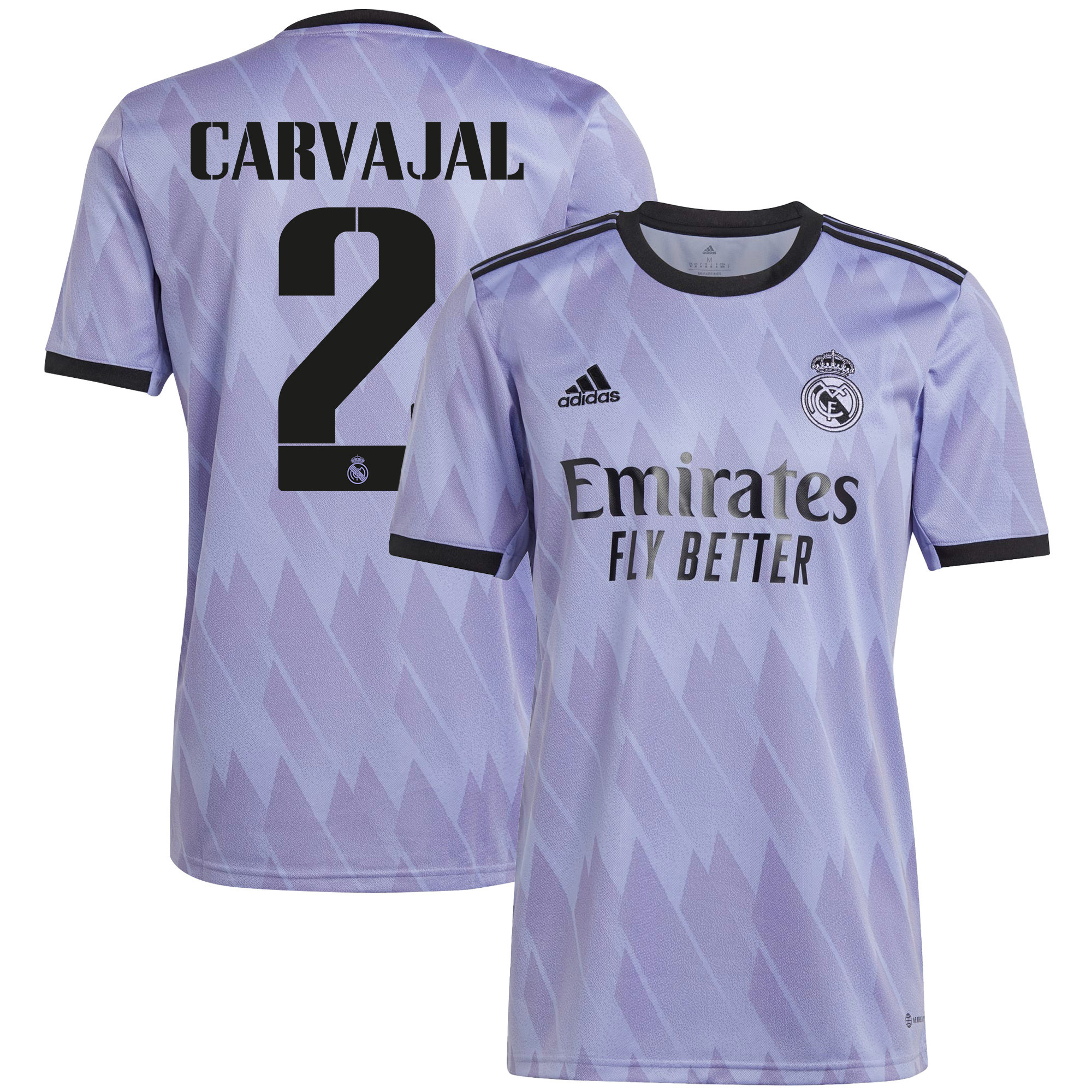 Dani Carvajal 2 Real Madrid 2022/23 Away Men Soccer Jersey – Purple