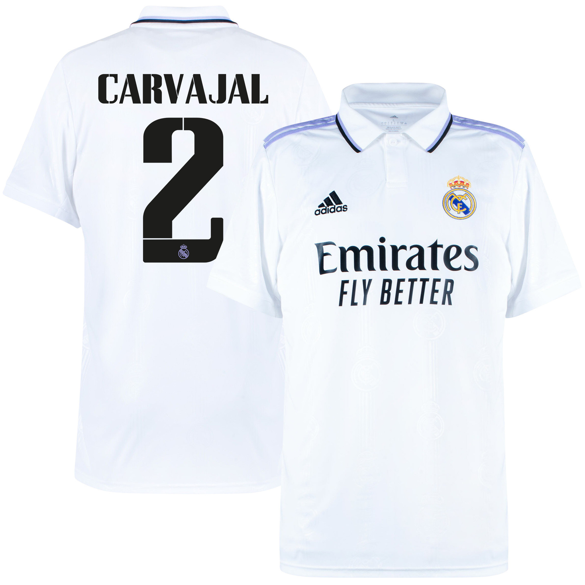 Dani Carvajal 2 Real Madrid 2022/23 Home Men Soccer Jersey – White