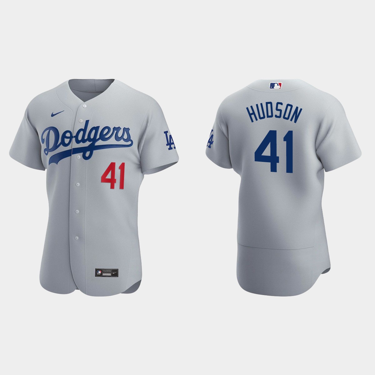 Daniel Hudson Los Angeles Dodgers Alternate Jersey - Gray