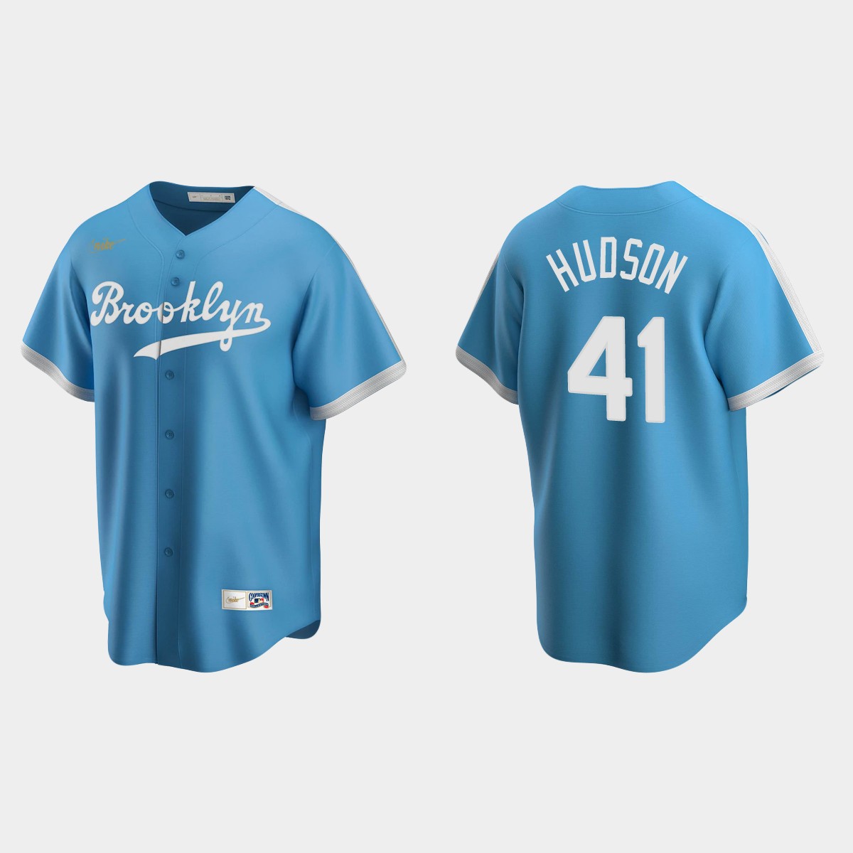 Daniel Hudson Los Angeles Dodgers Cooperstown Collection Alternate Jersey - Light Blue