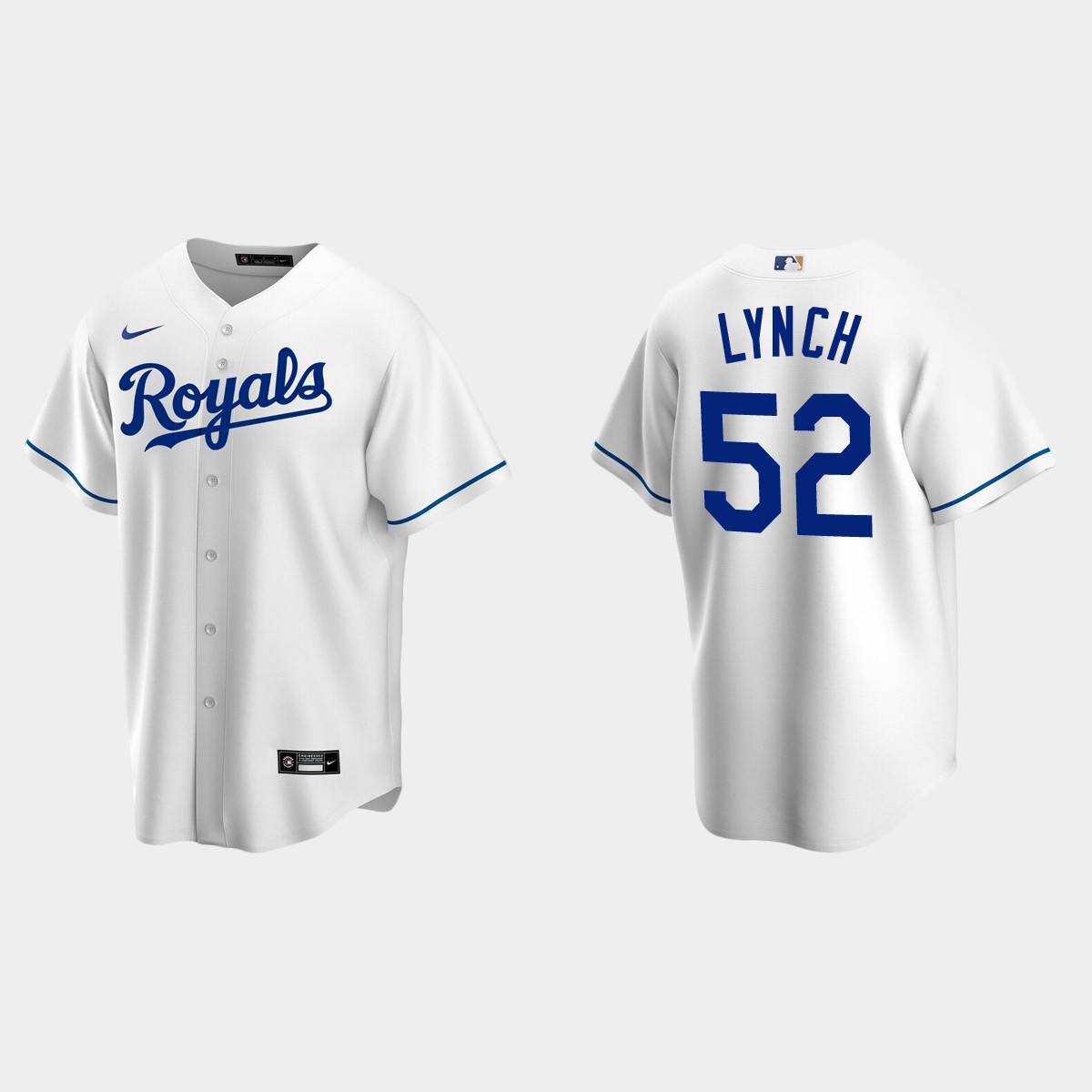 Daniel Lynch Kansas City Royals Home Jersey - White