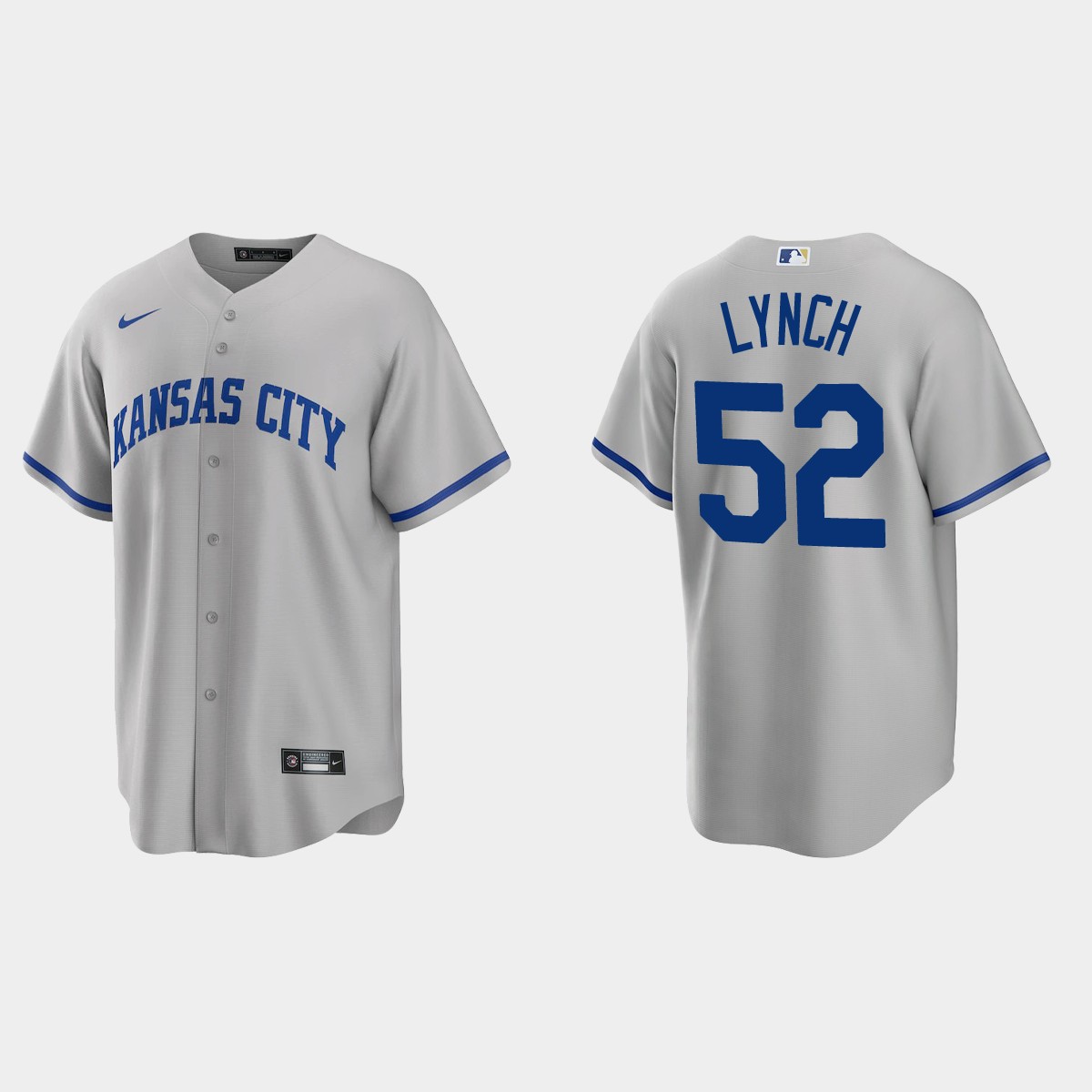 Daniel Lynch Kansas City Royals Road Jersey - Gray