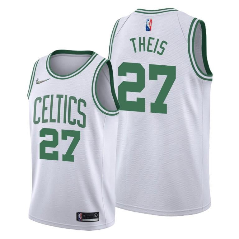 Daniel Theis 27 Boston Celtics 2022 Association Edition White Jersey Diamond Badge – Men Jersey