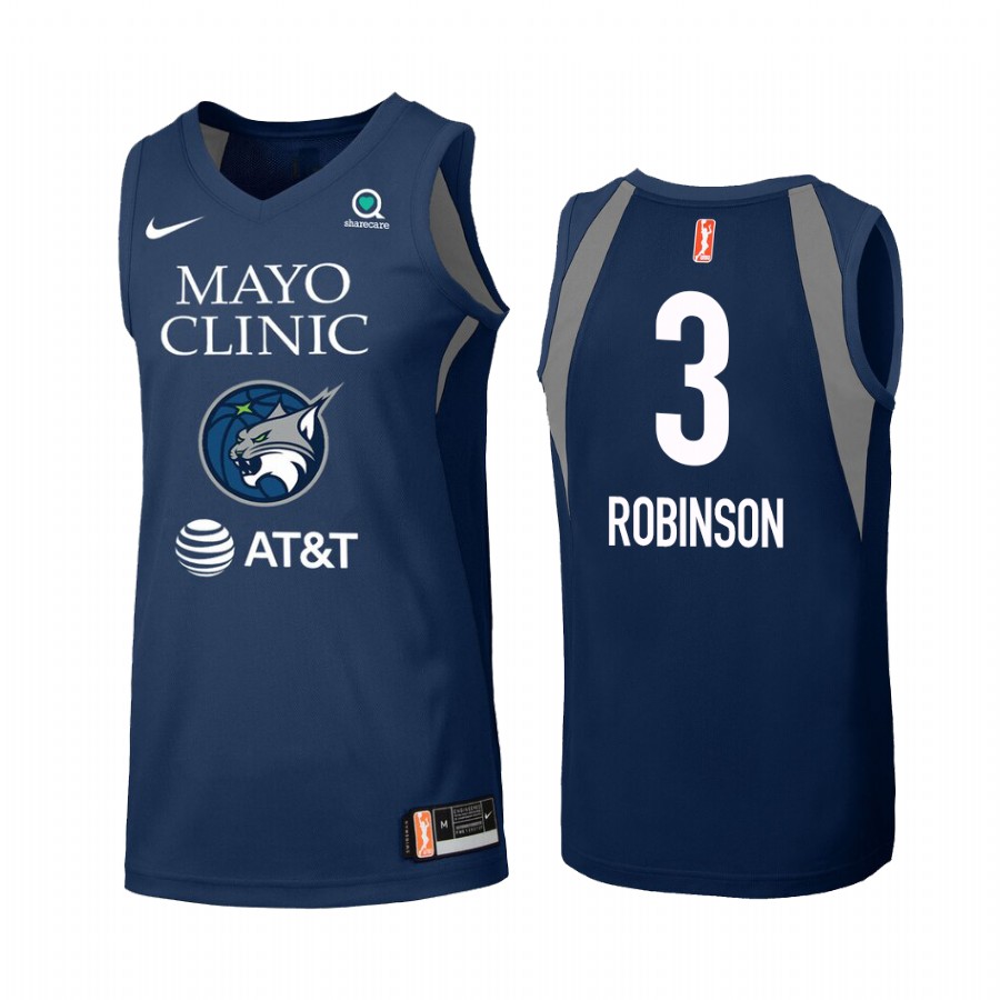 Danielle Robinson WNBA Primary Women's Blue Jersey