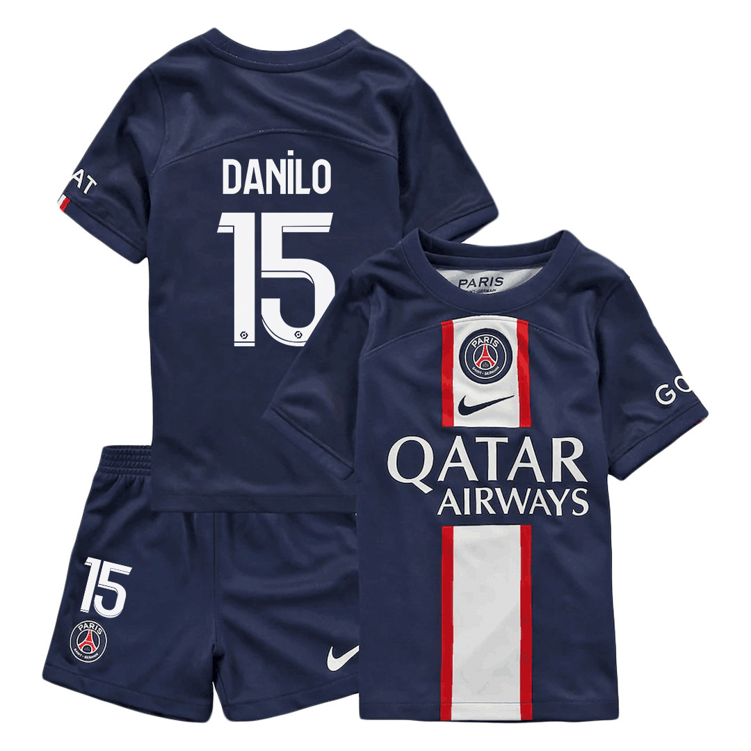 Danilo 15 Paris Saint-Germain Home Kit 2022-23  Soccer Jersey – Blue