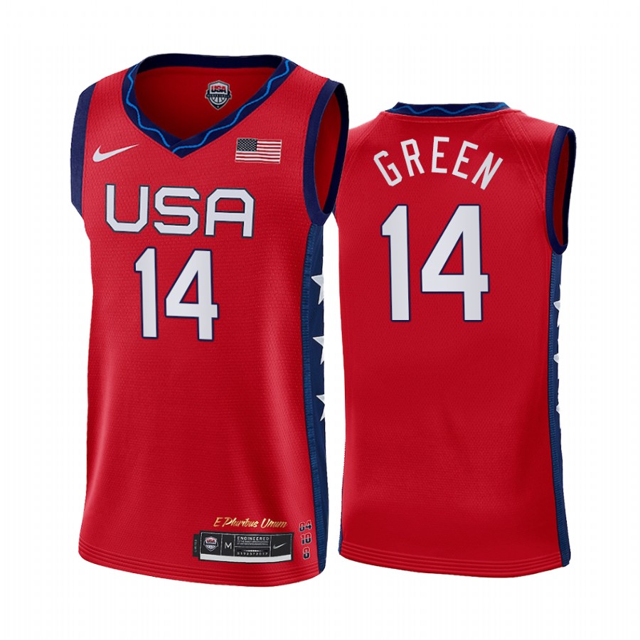 Danny Green USA #14 Red 2020 Summer Olympics Limited Jersey