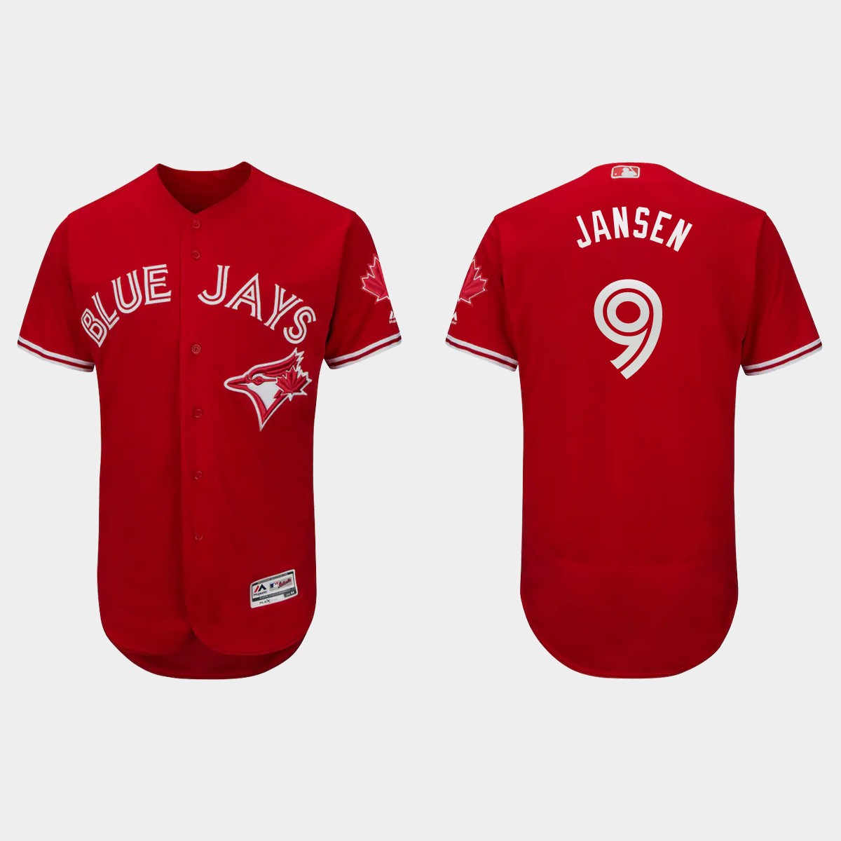 Danny Jansen Toronto Blue Jays Canada Day Flex Base Jersey - Scarlet