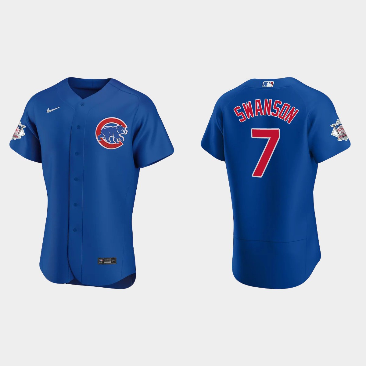 Dansby Swanson Chicago Cubs Alternate Jersey - Royal