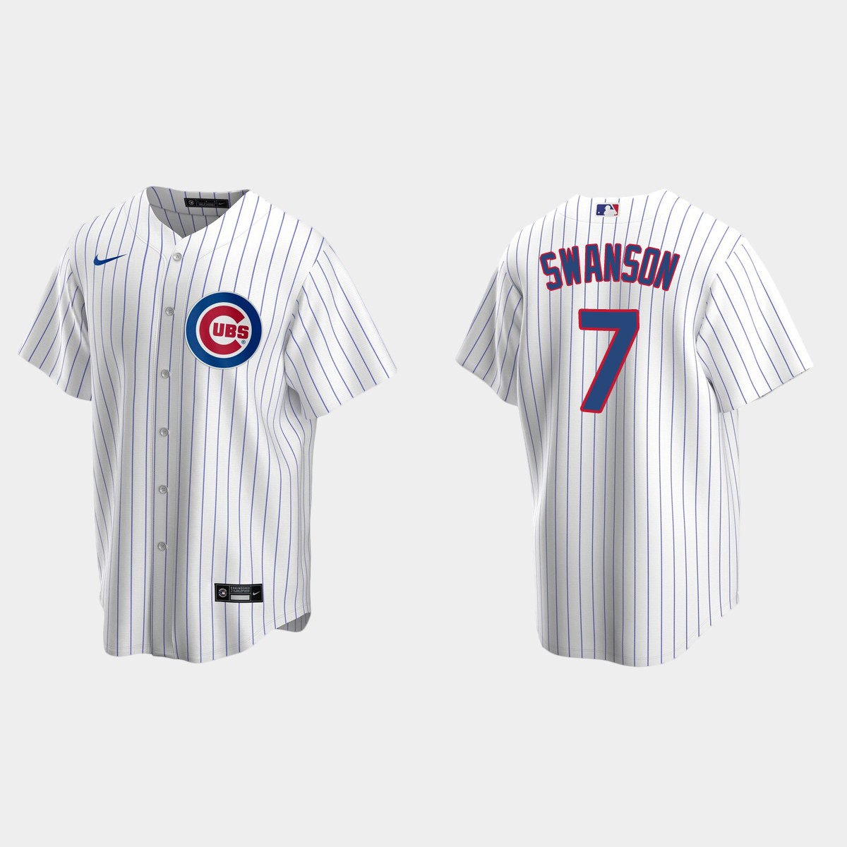 Dansby Swanson Chicago Cubs Home Jersey - White