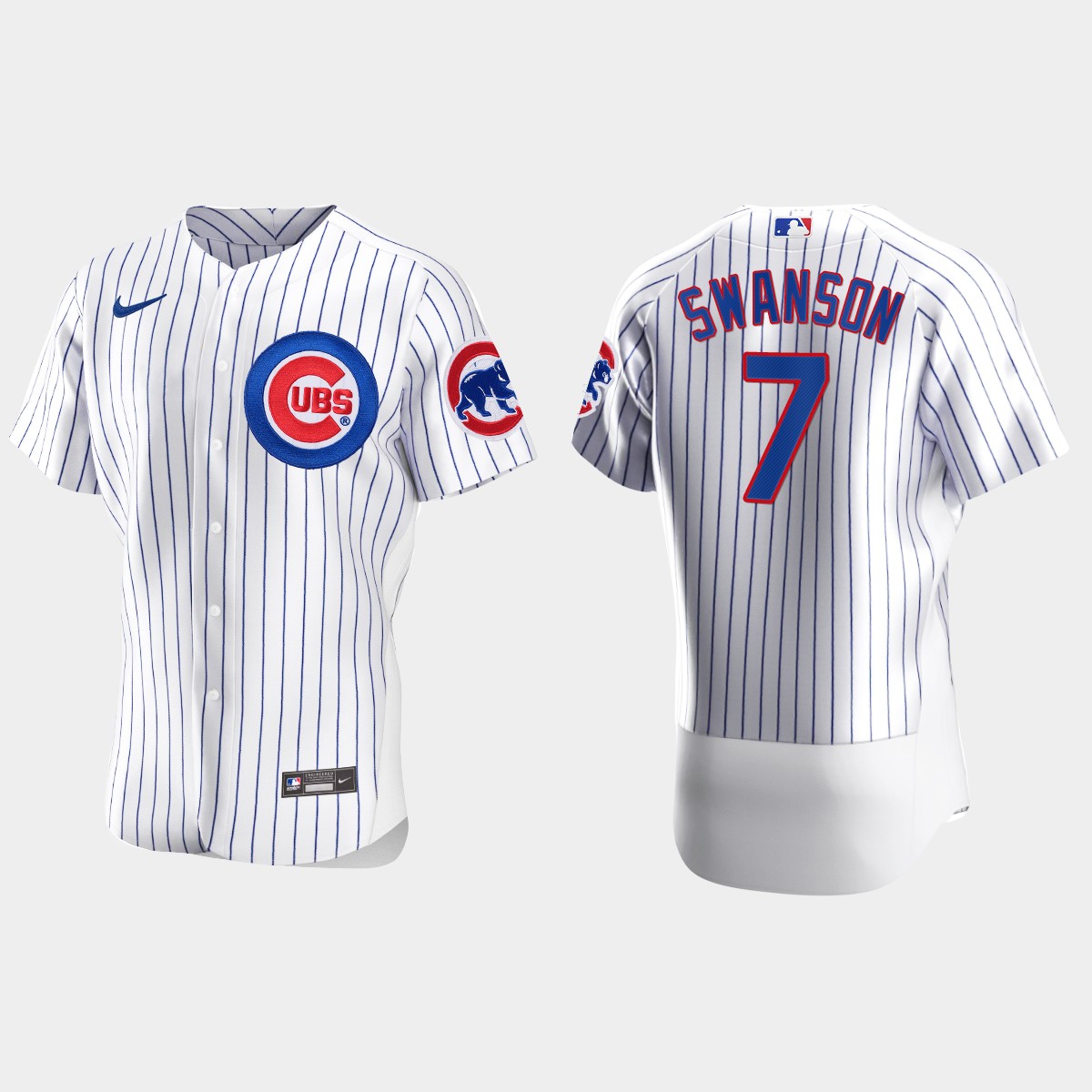 Dansby Swanson Chicago Cubs Home Jersey - White