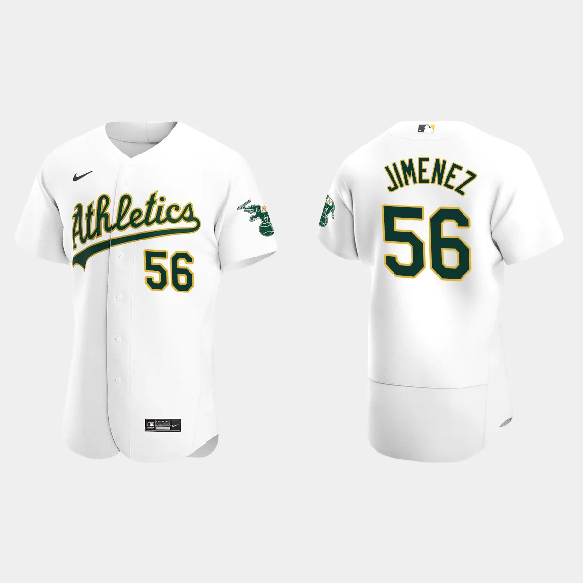 Dany Jimenez Oakland Athletics Home Jersey – White