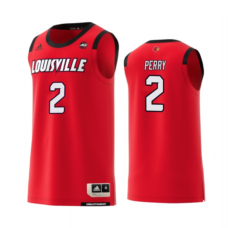Darius Perry Louisville Cardinals #2 College Jersey - Red