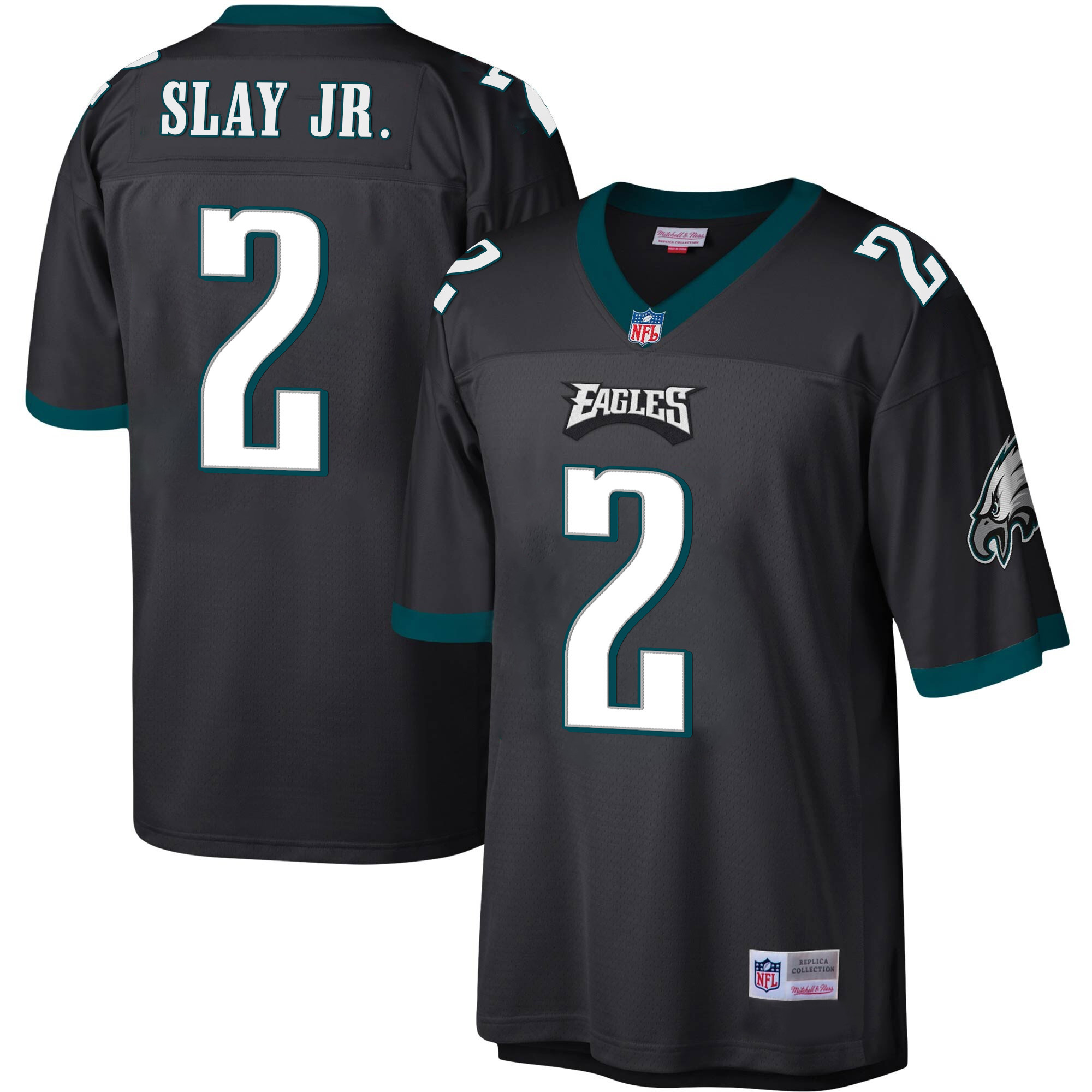 Darius Slay Jr. Men's Philadelphia Eagles Big & Tall Legacy Black Jersey - All Stitched