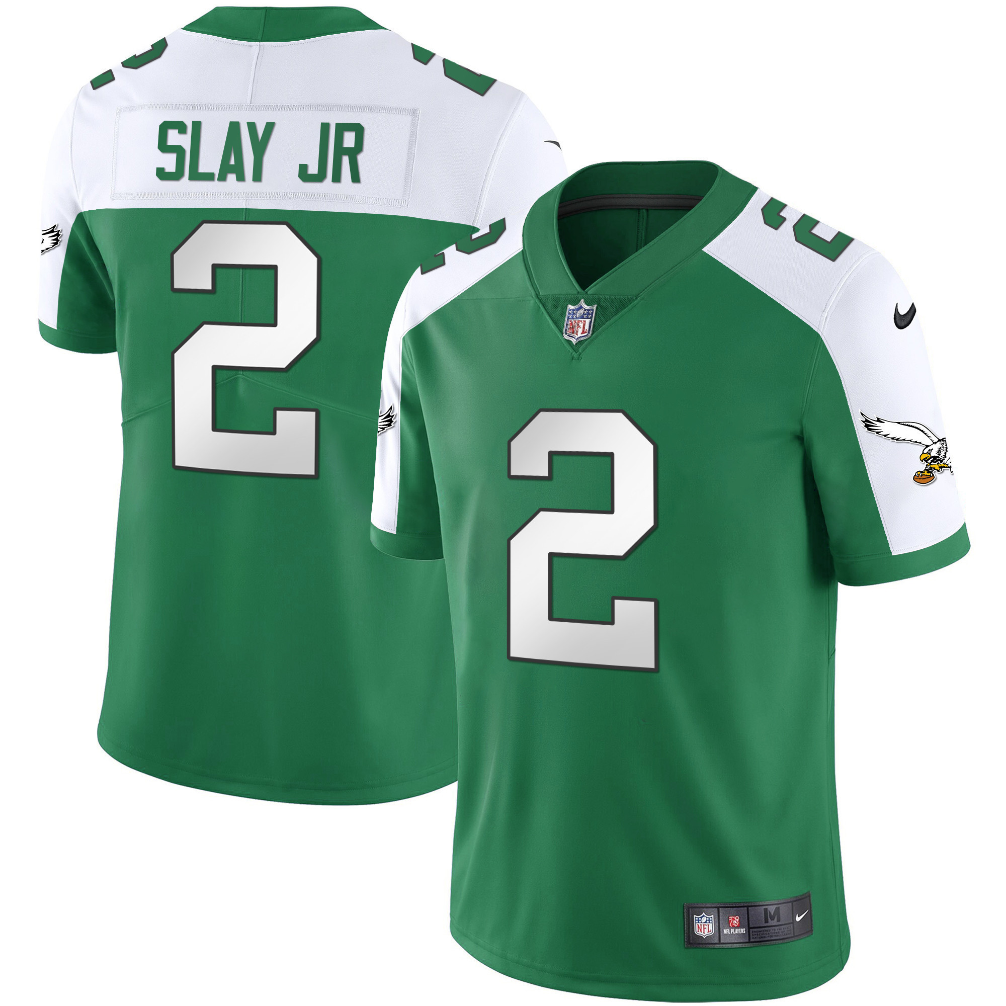 Darius Slay Jr. Men's Philadelphia Eagles Gold & Kelly Vapor Alternate Jersey - All Stitched