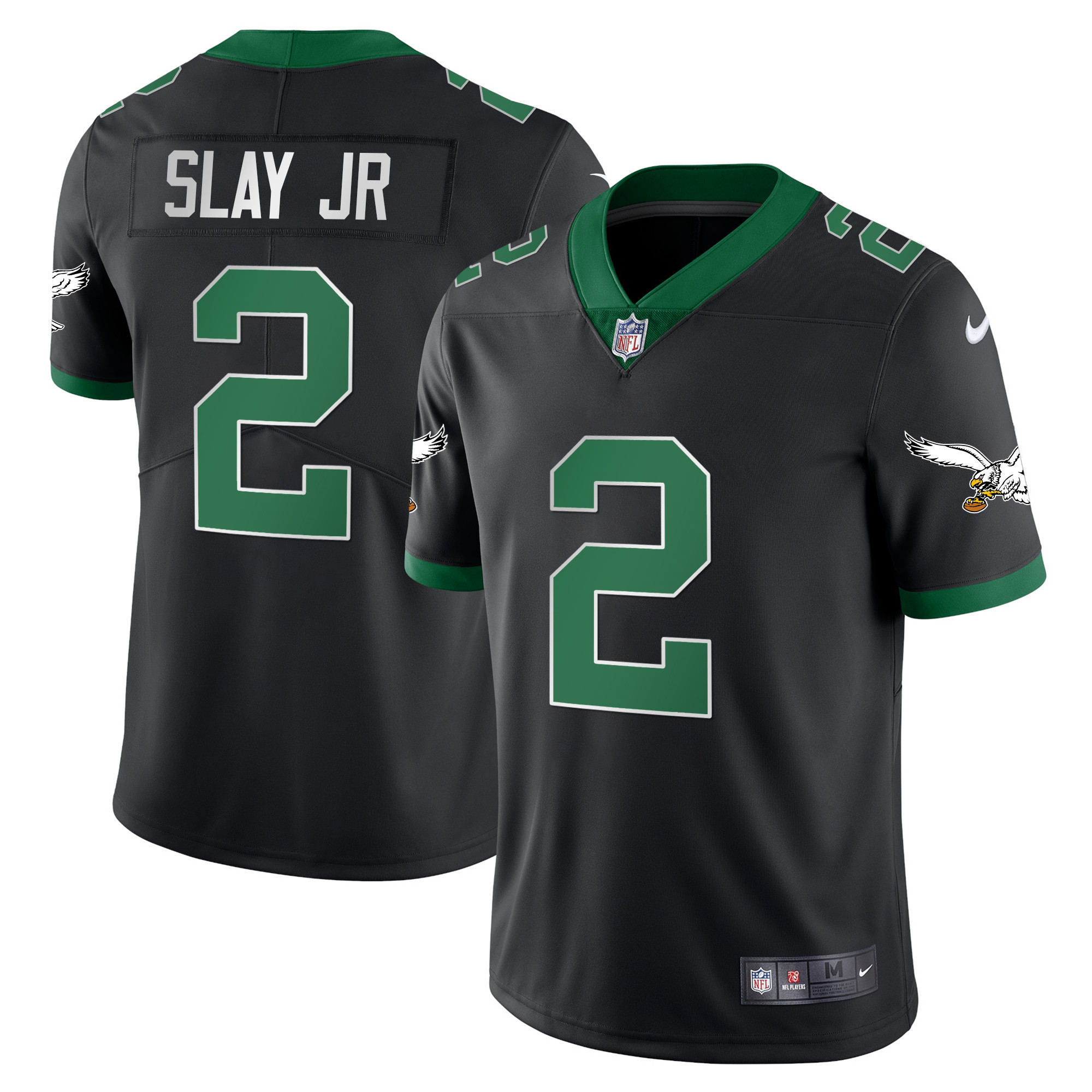 Darius Slay Jr. Men's Philadelphia Eagles Gold & Kelly Vapor Kelly Black Jersey - All Stitched