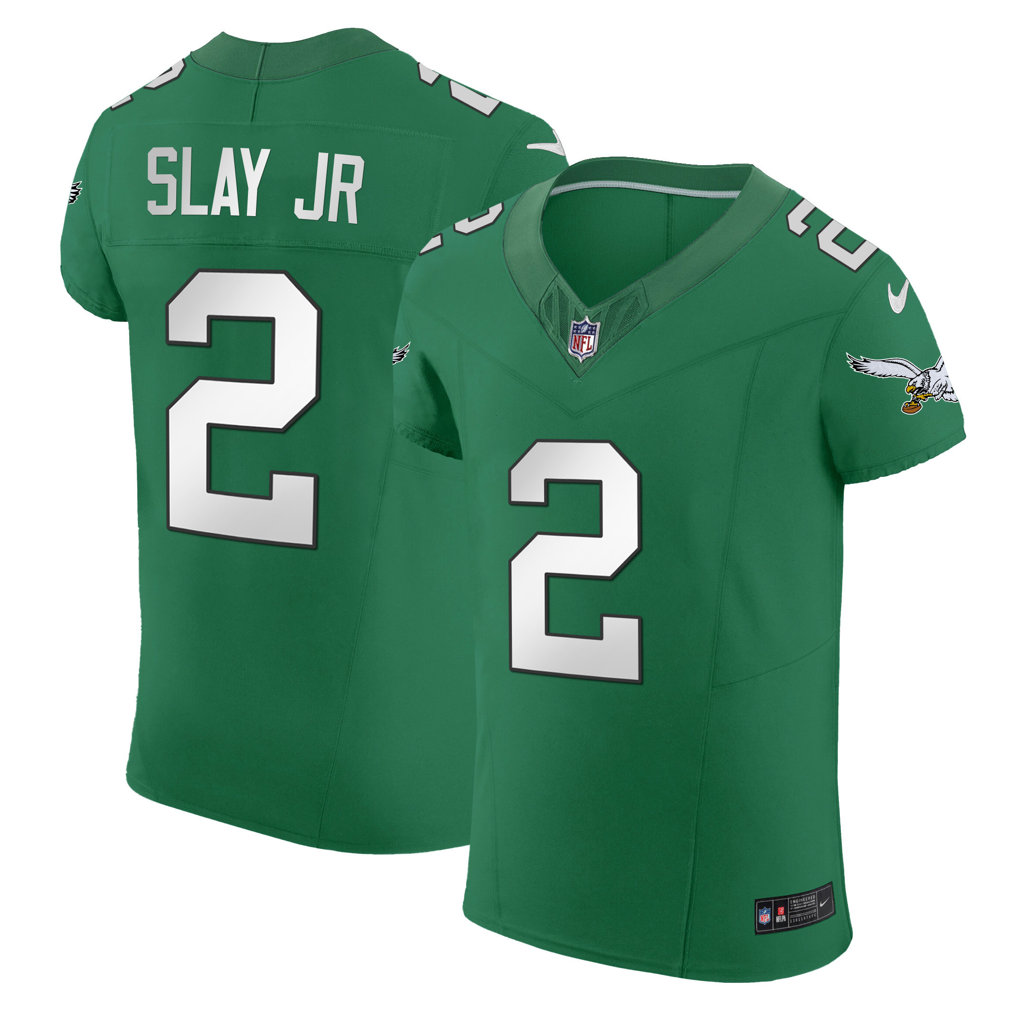 Darius Slay Jr. Men's Philadelphia Eagles Kelly Green Vapor Elite Jersey - All Stitched